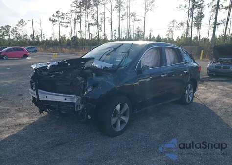 2016 Acura Mdx 3.5L (A9)/W/Acurawatch Plus from USA, damaged, VIN 5FRYD4H29GB002151